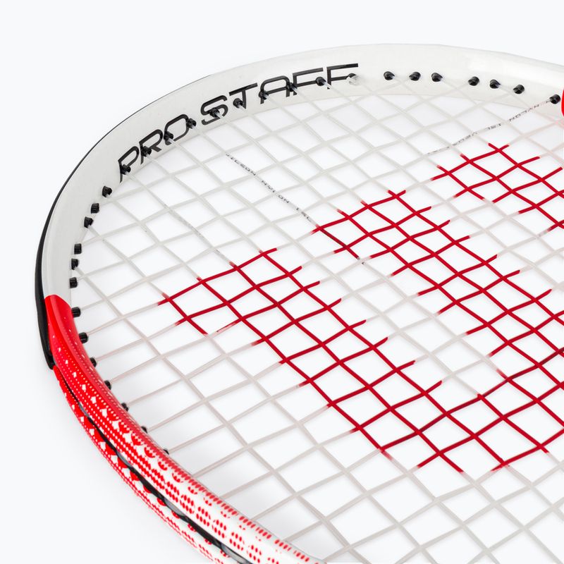 Racchetta da tennis Wilson Pro Staff Precision Team 103 rosso e bianco WR080510U 6