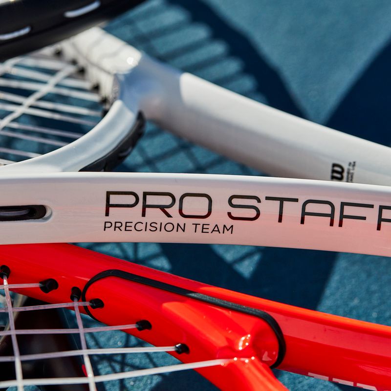 Racchetta da tennis Wilson Pro Staff Precision Team 103 rosso e bianco WR080510U 10