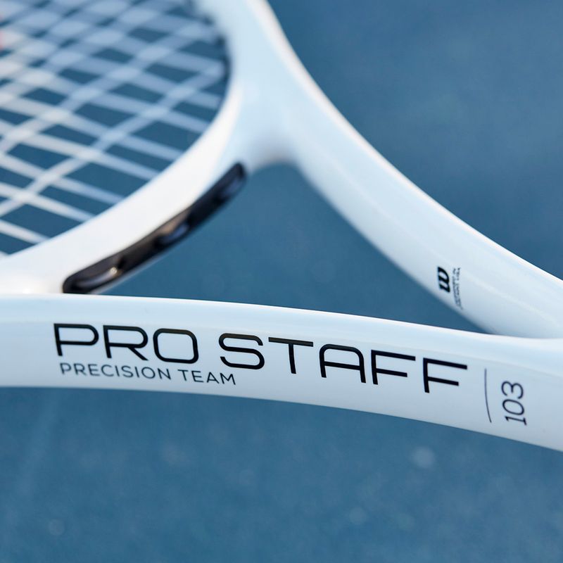 Racchetta da tennis Wilson Pro Staff Precision Team 103 rosso e bianco WR080510U 11