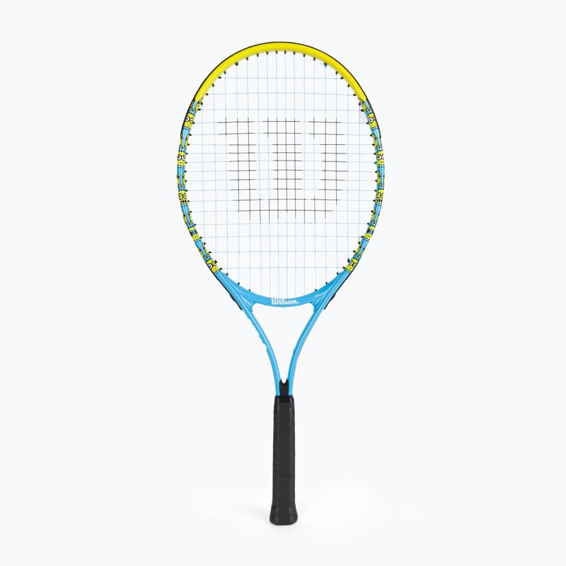 Racchetta da tennis Wilson Minions 2.0 Jr 25 per bambini blu/giallo WR097310H