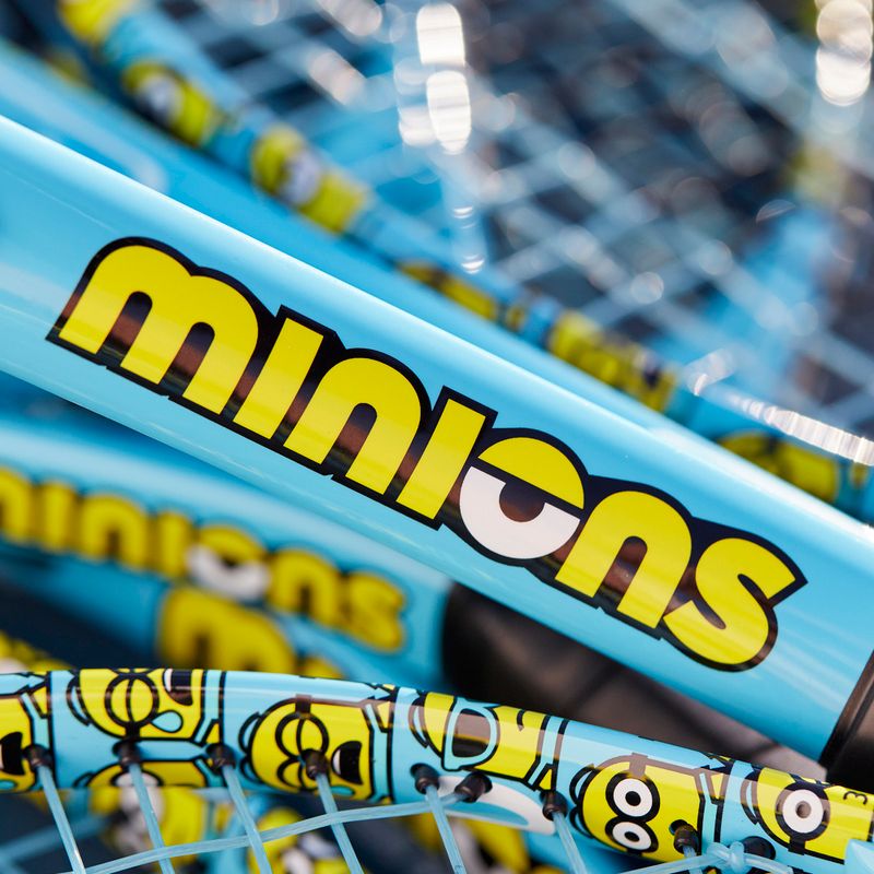 Racchetta da tennis Wilson Minions 2.0 Jr 25 per bambini blu/giallo WR097310H 10
