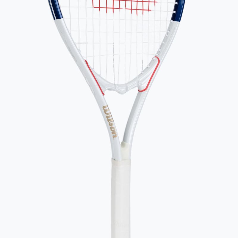 Racchetta da tennis Wilson Roland Garros Elite bianco e blu WR086110U 5