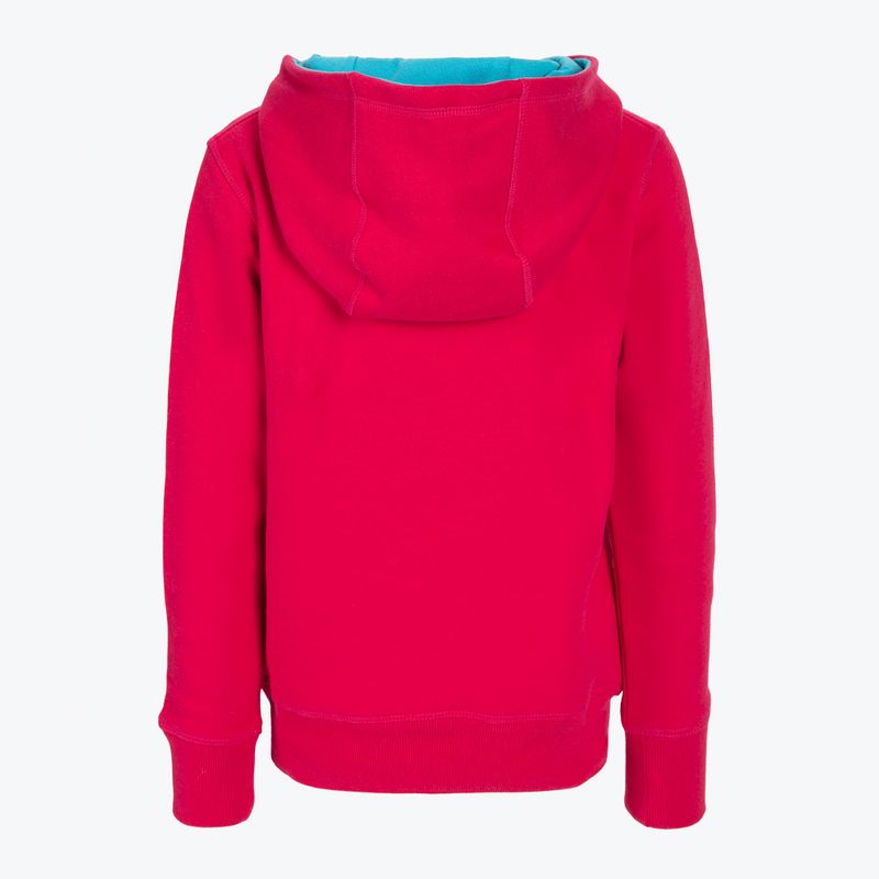 Felpa Wilson Tennis Script Cotton PO da bambino con cappuccio rosa WRA769221 2