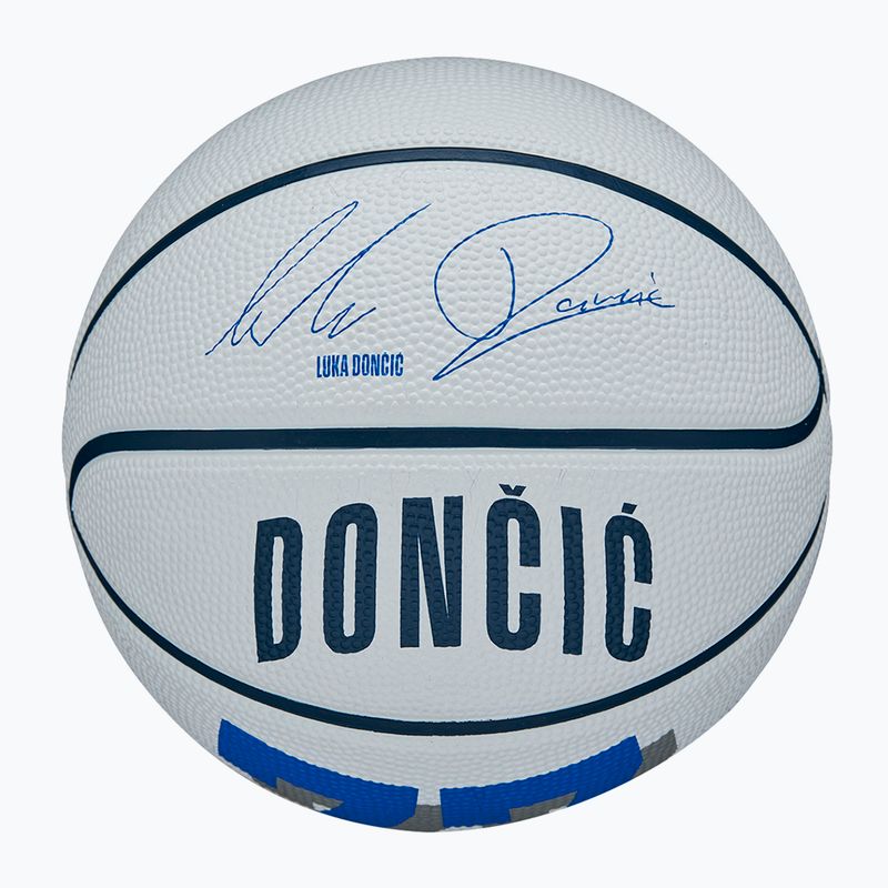 Pallacanestro da bambino Wilson NBA Player Icon Mini Luka bianco taglia 3