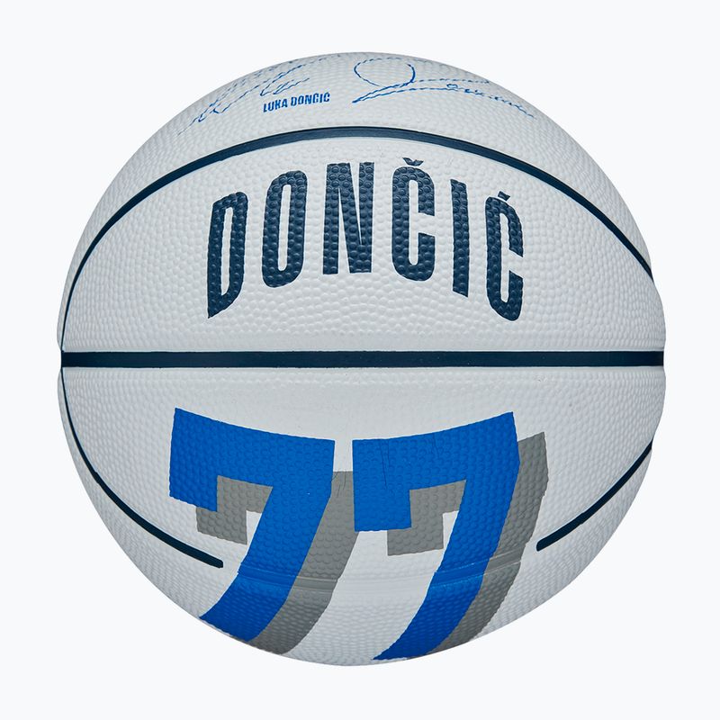 Pallacanestro da bambino Wilson NBA Player Icon Mini Luka bianco taglia 3 2