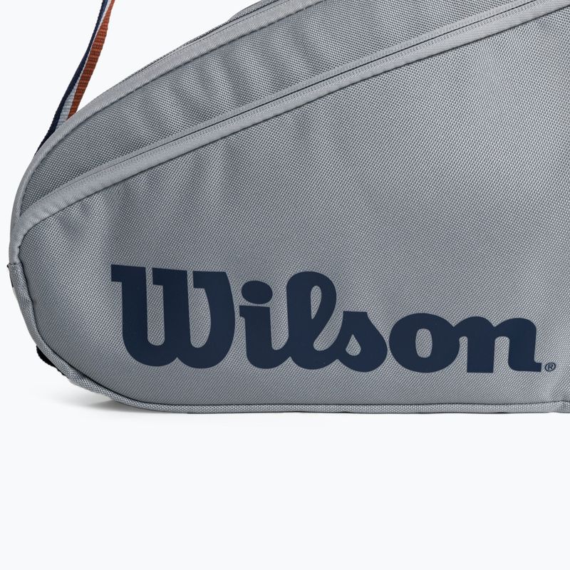 Wilson Team 3 Pack Rolland Garros borsa da tennis grigio WR8019201001 6