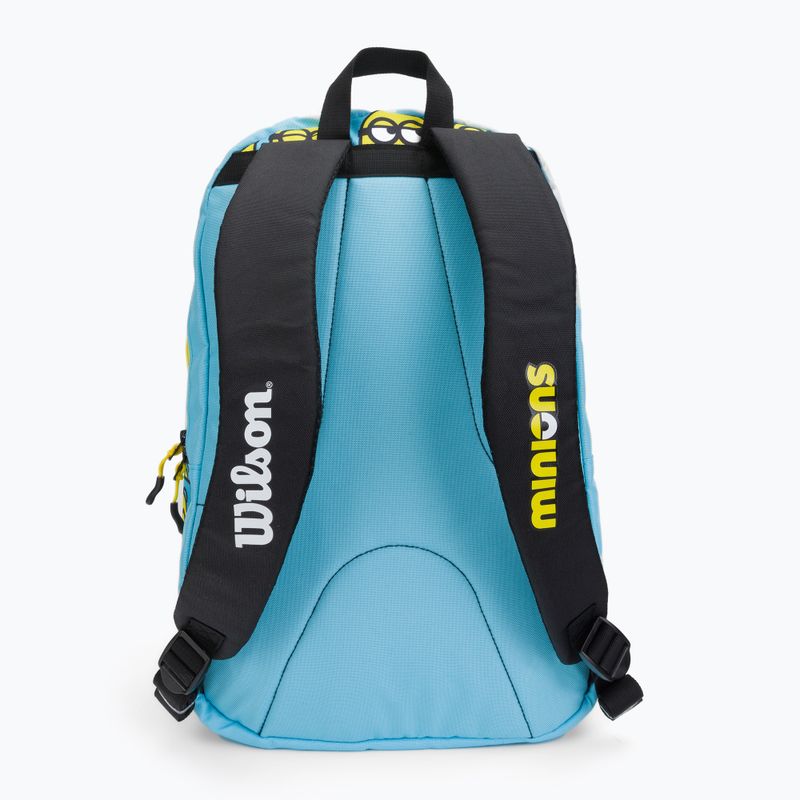 Zaino da tennis Wilson Minions 2.0 Team blu/giallo per bambini WR8020401001 3