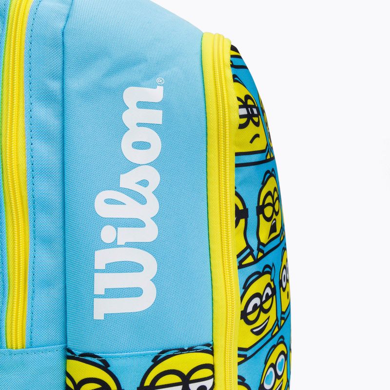 Zaino da tennis Wilson Minions 2.0 Team blu/giallo per bambini WR8020401001 5