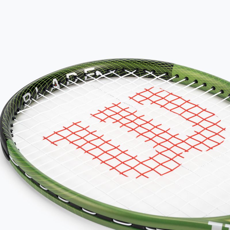 Racchetta da tennis Wilson Blade Feel 100 verde WR117410 5