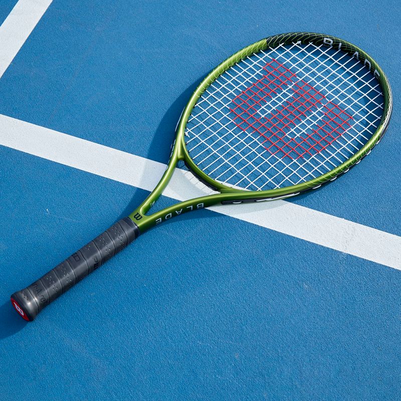 Racchetta da tennis Wilson Blade Feel 100 verde WR117410 7