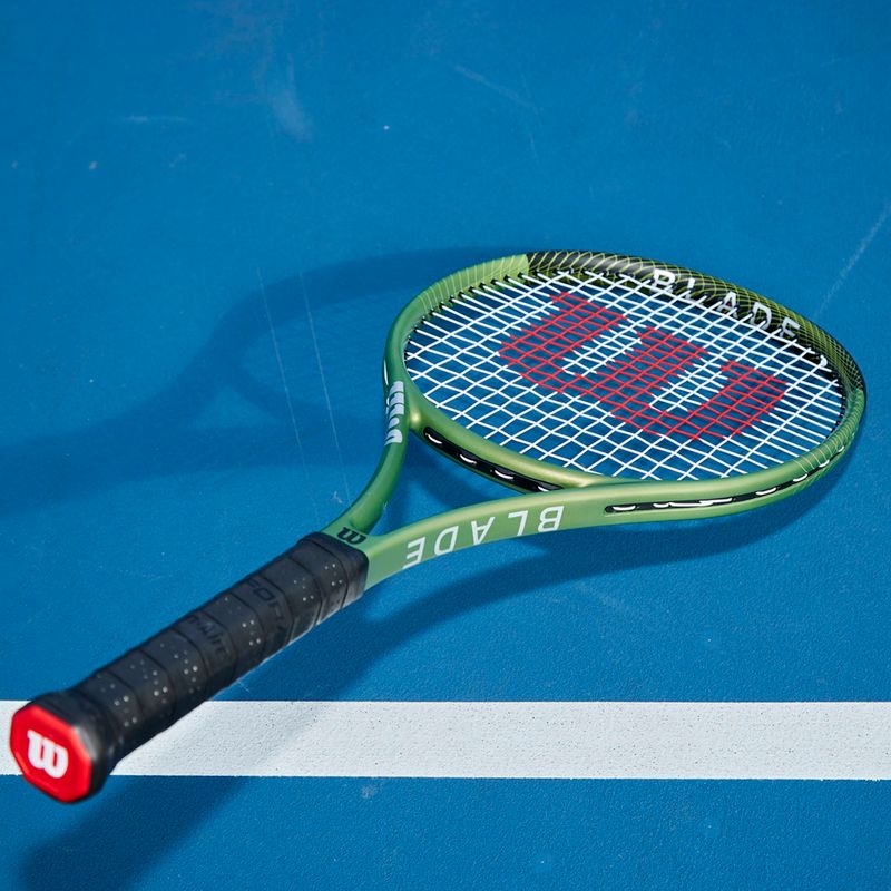 Racchetta da tennis Wilson Blade Feel 100 verde WR117410 8