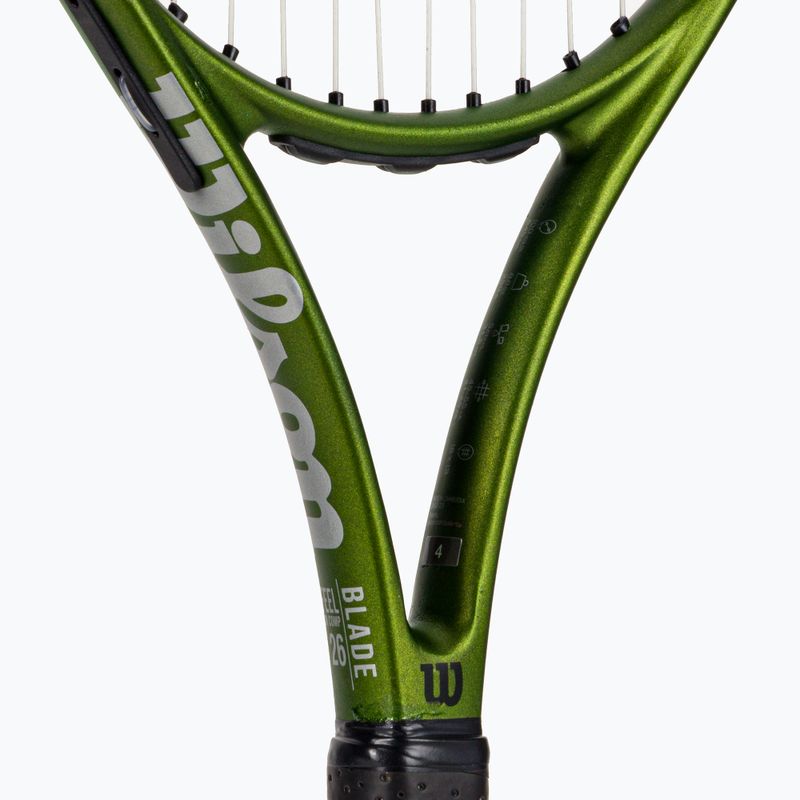 Racchetta da tennis per bambini Wilson Blade Feel Comp 26 verde WR125210U 4