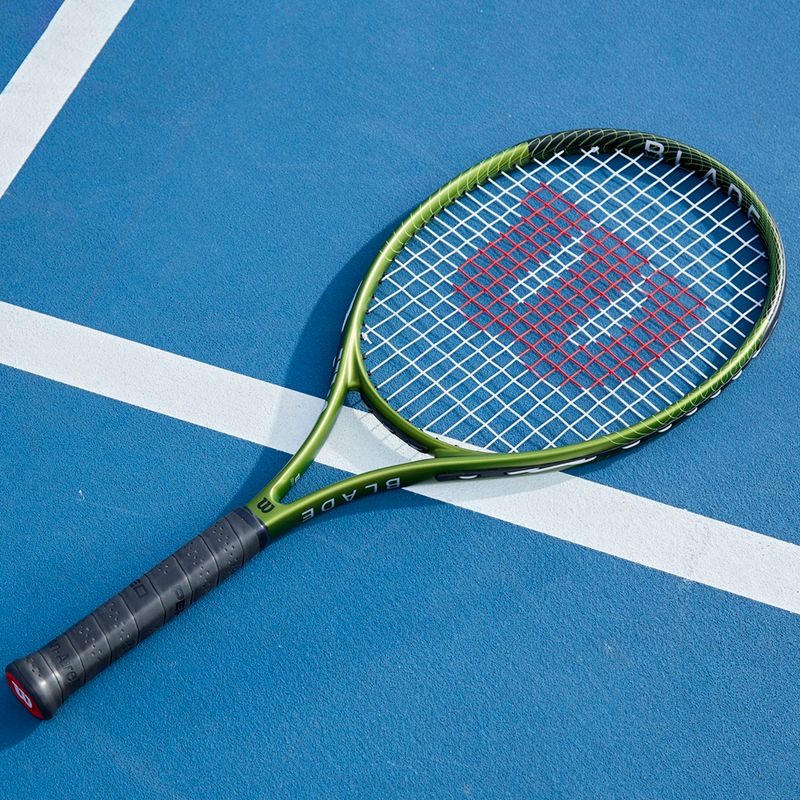 Racchetta da tennis per bambini Wilson Blade Feel Comp 25 verde WR125310U 6