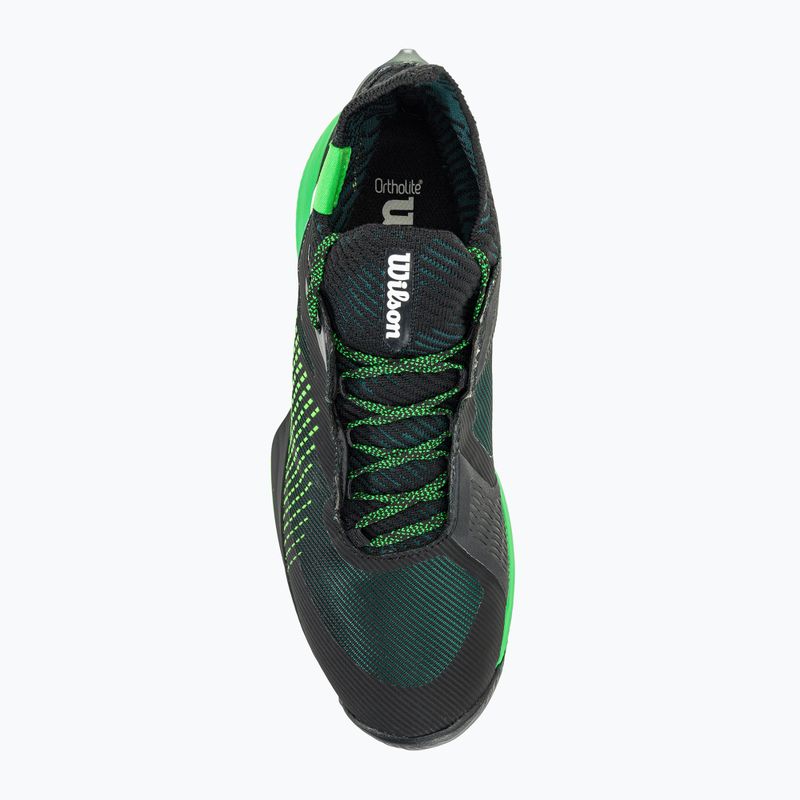 Scarpe da tennis da uomo Wilson Kaos Rapide STF nero/verde 6