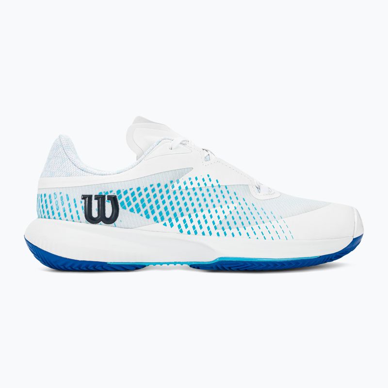 Scarpe da tennis da uomo Wilson Kaos Swift 1.5 Clay bianco/blu atoll/lapis blu 2