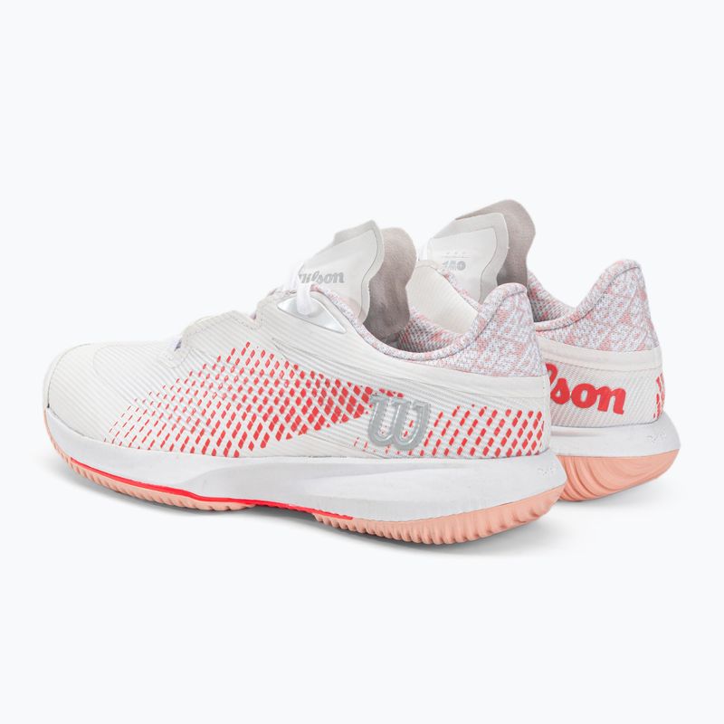 Scarpe da tennis da donna Wilson Kaos Swift 1.5 W bianco e rosso WRS331040 3