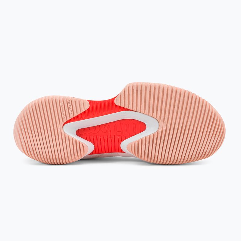 Scarpe da tennis da donna Wilson Kaos Swift 1.5 W bianco e rosso WRS331040 5
