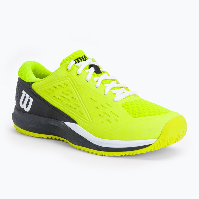 Scarpe da tennis Wilson Rush Pro Ace Safety Jr bambino nero e giallo WRS331140