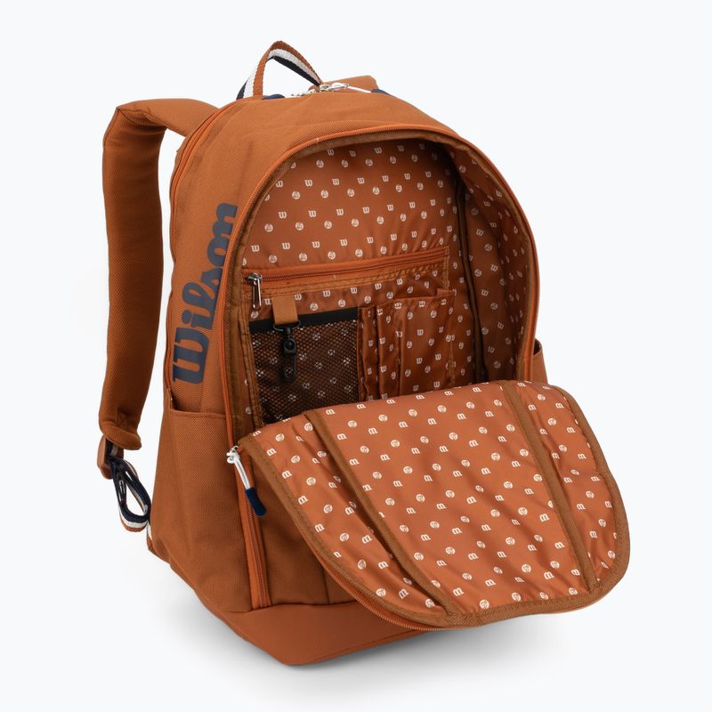 Zaino da tennis Wilson Roland Garros Team marrone WR8026401001 4