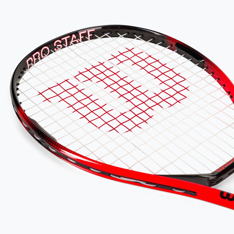 Racchetta da tennis Wilson Pro Staff Precision 25 rosso/nero per bambini WR117910H 5