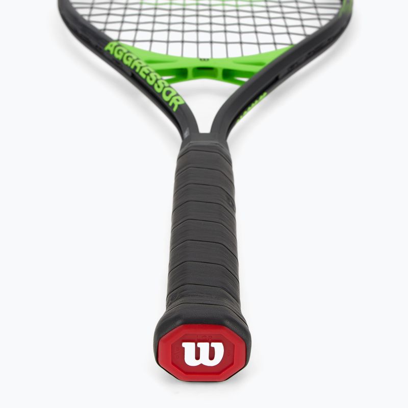 Racchetta da tennis Wilson Aggressor nero/verde 3