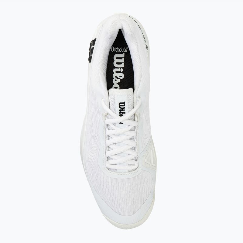 Scarpe da tennis da uomo Wilson Rush Pro 4.0 bianco/bianco/nero 5