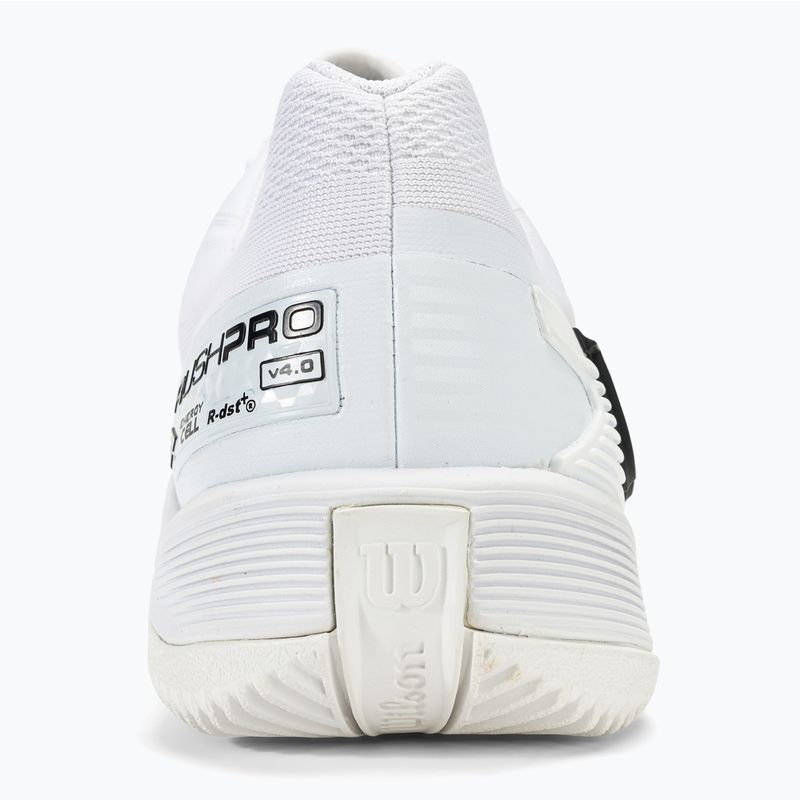 Scarpe da tennis da uomo Wilson Rush Pro 4.0 bianco/bianco/nero 6