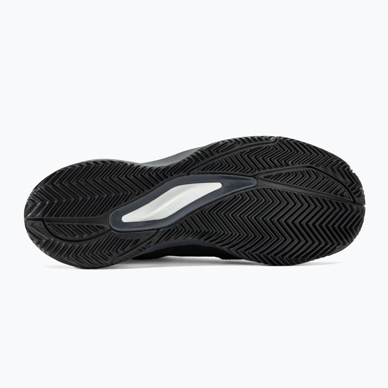Scarpe da tennis da uomo Wilson Rush Pro Ace Clay nero/azzurro/bianco 4