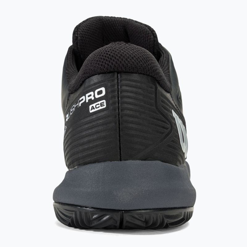 Scarpe da tennis da uomo Wilson Rush Pro Ace Clay nero/azzurro/bianco 6