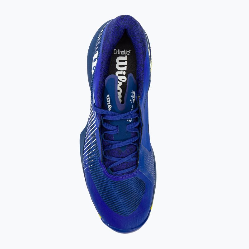 Scarpe da tennis da uomo Wilson Kaos Swift 1.5 Clay bluing/sulphur spring/blue print 5