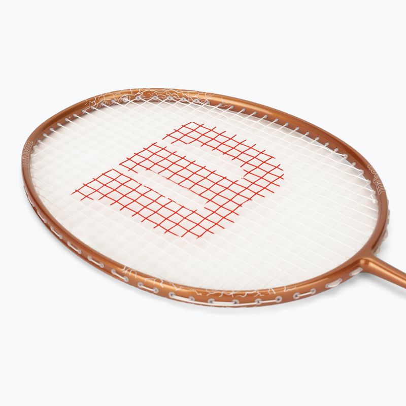 Racchetta da badminton Wilson Vertex 300 bronze/white 5