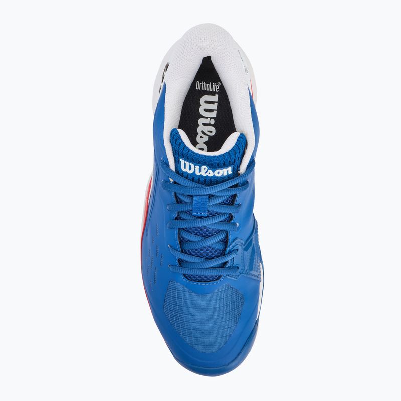 Wilson Rush Pro Ace Clay scarpe da tennis da uomo deja vu blu/ bianco/ infrarossi 5