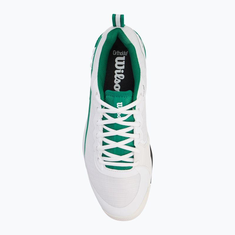 Scarpe da tennis da uomo Wilson Rush Pro 4.5 Clay bianco / bosforo / nero 5