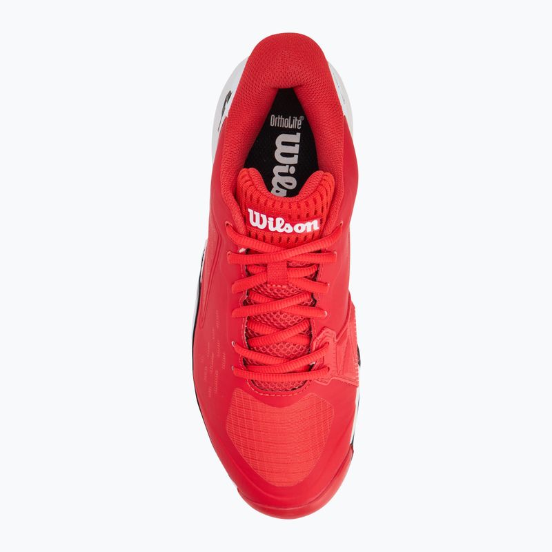 Scarpe da tennis da uomo Wilson Rush Pro Ace Clay nero/ bosforo/ bianco 5