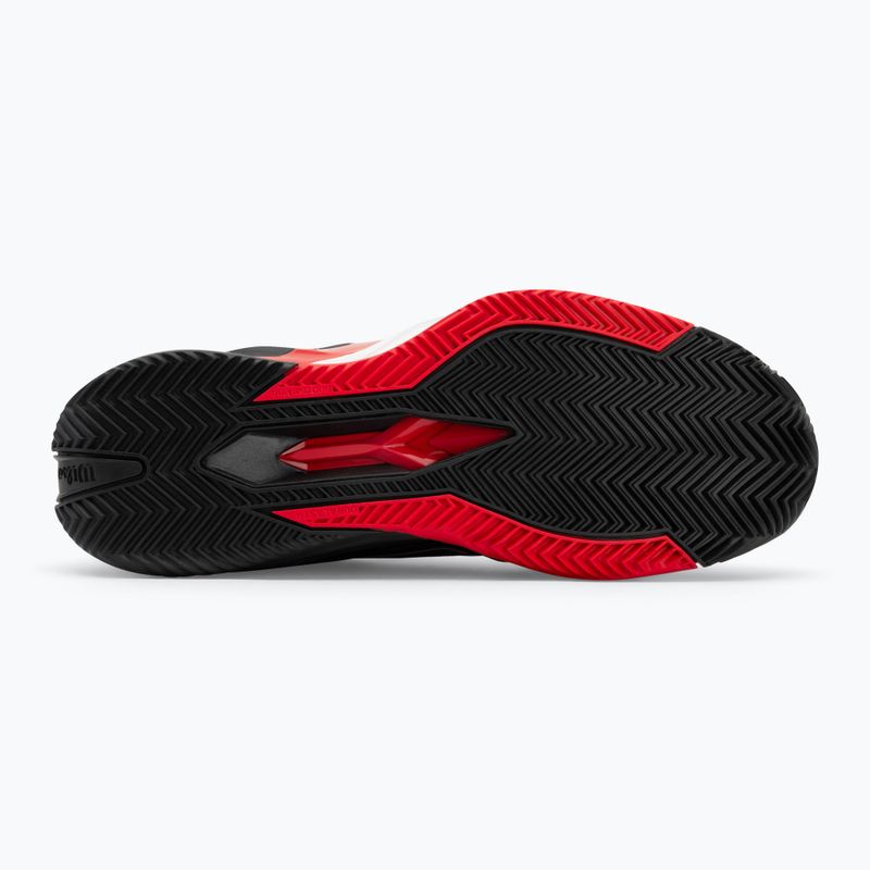 Scarpe da tennis da uomo Wilson Rush Pro 4.5 Clay nero/ infrarosso/ bianco 5