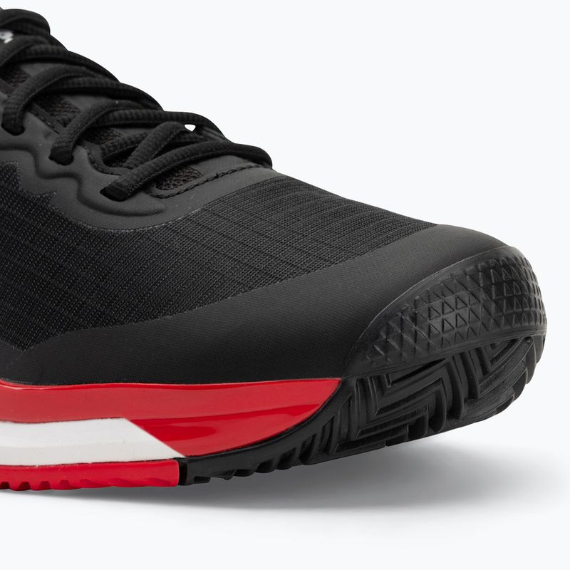 Scarpe da tennis da uomo Wilson Rush Pro 4.5 Clay nero/ infrarosso/ bianco 7