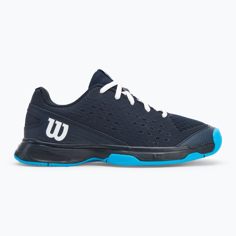 Wilson Rush Pro L Jr scarpe da tennis per bambini blu navy/bianco/blu atomico 2