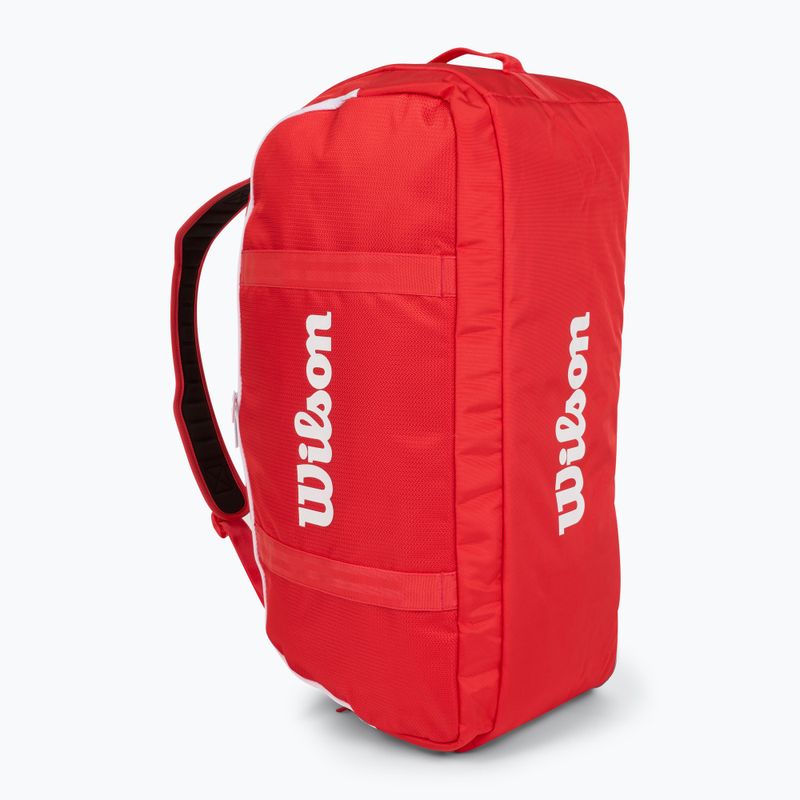 Wilson Super Tour Red Coaches Duffel borsa da tennis rossa 2