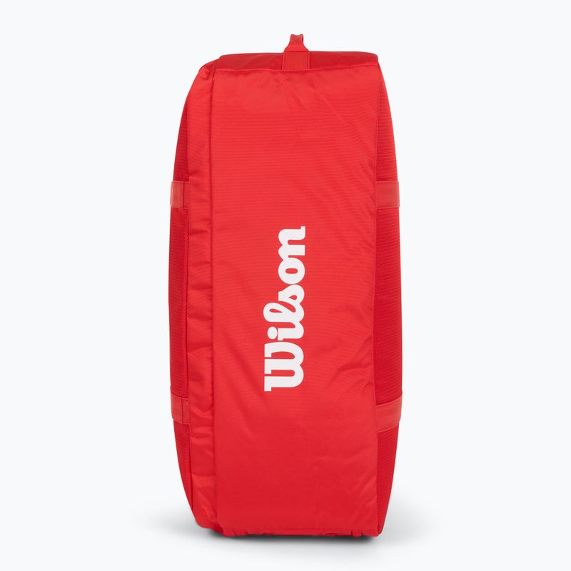 Wilson Super Tour Red Coaches Duffel borsa da tennis rossa 3