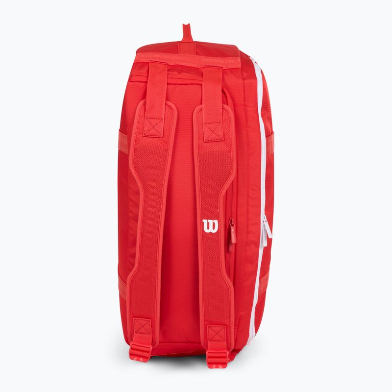 Wilson Super Tour Red Coaches Duffel borsa da tennis rossa 4