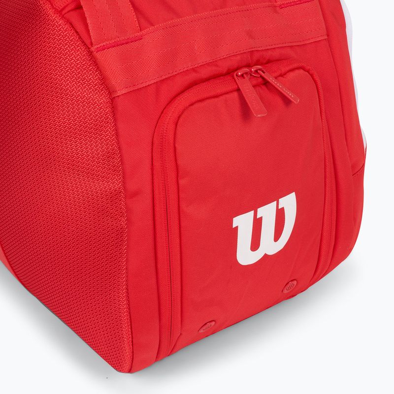 Wilson Super Tour Red Coaches Duffel borsa da tennis rossa 6