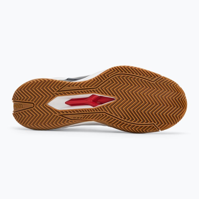 Scarpe da tennis da uomo Wilson Rush Pro 4.5 Clay RG bianco/ navy blazer/ gomma 4