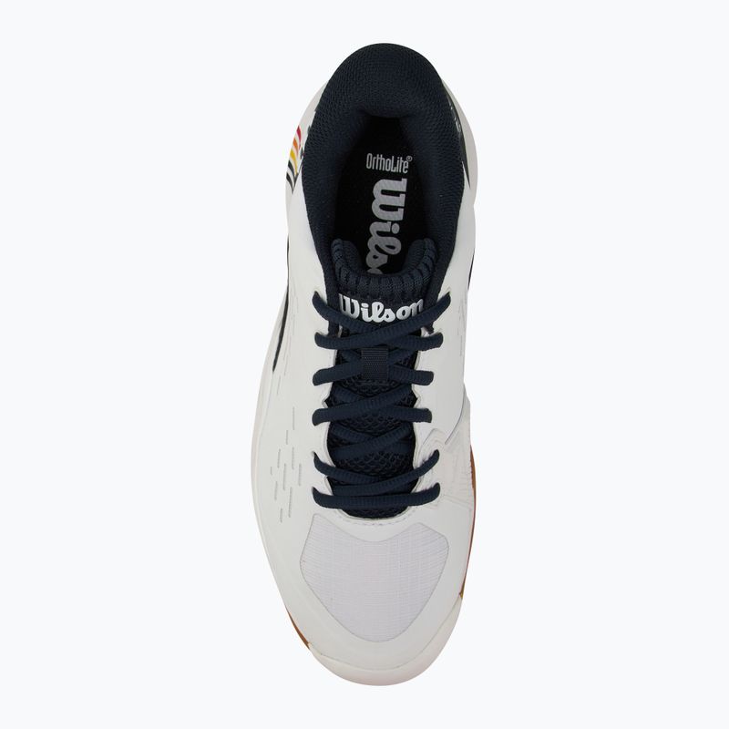Scarpe da tennis da uomo Wilson Rush Pro Ace Clay RG bianco/ navy blazer/ gomma 5