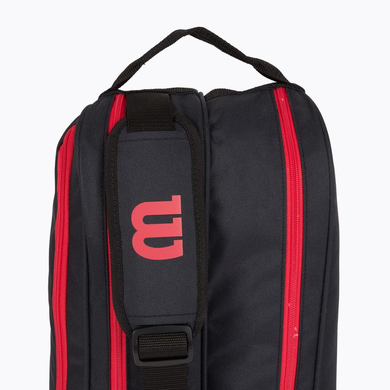 Wilson Advantage 6PK borsa da tennis nera 5