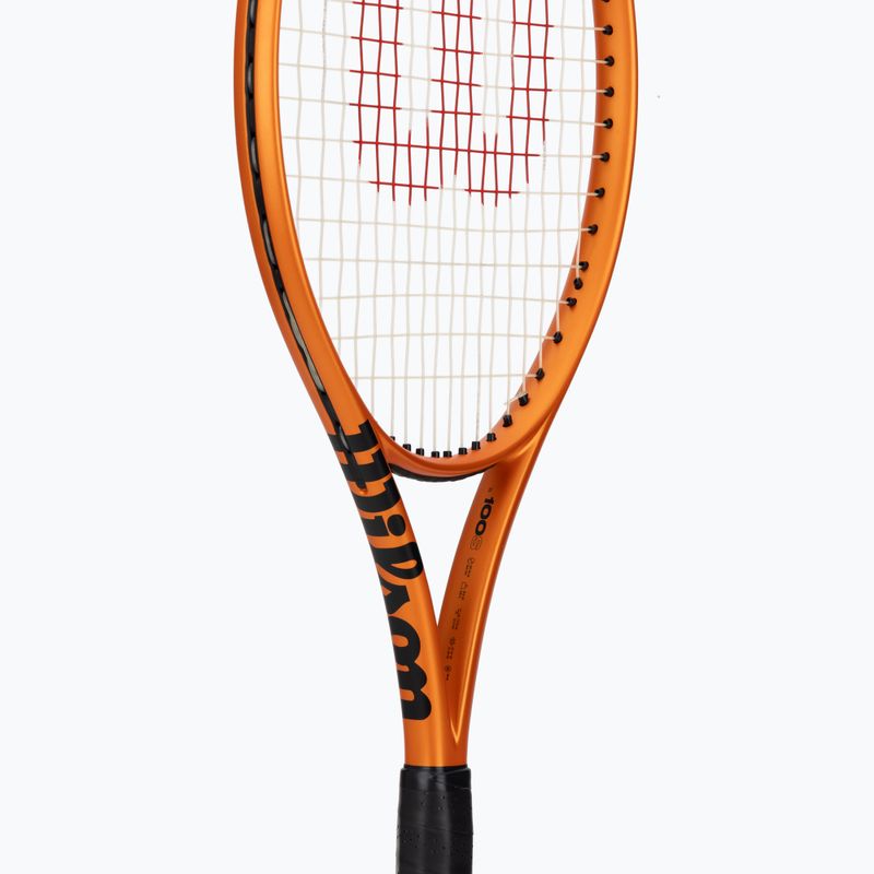 Racchetta da tennis Wilson Burn 100S V6 orange 4