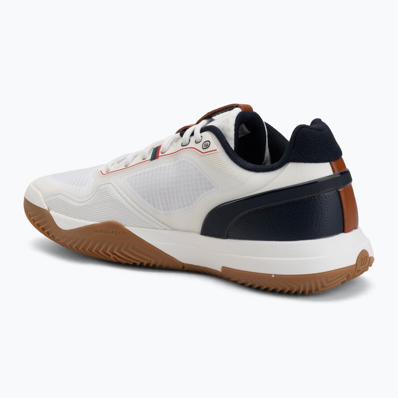 Scarpe da tennis da uomo Wilson Rush Pro 5 Clay white/navy blazer/gum 3