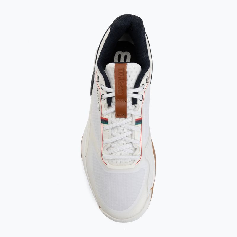 Scarpe da tennis da uomo Wilson Rush Pro 5 Clay white/navy blazer/gum 5