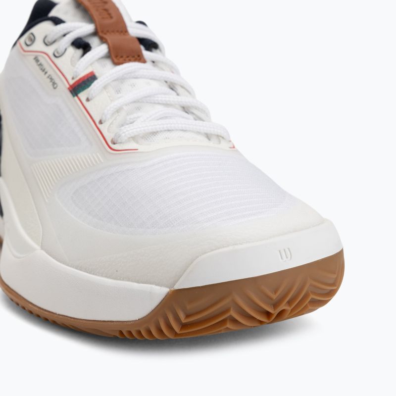 Scarpe da tennis da uomo Wilson Rush Pro 5 Clay white/navy blazer/gum 7