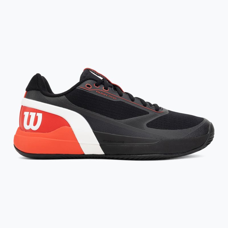 Scarpe da padel da uomo Wilson Rush Pro 5 black/infrared/white 2