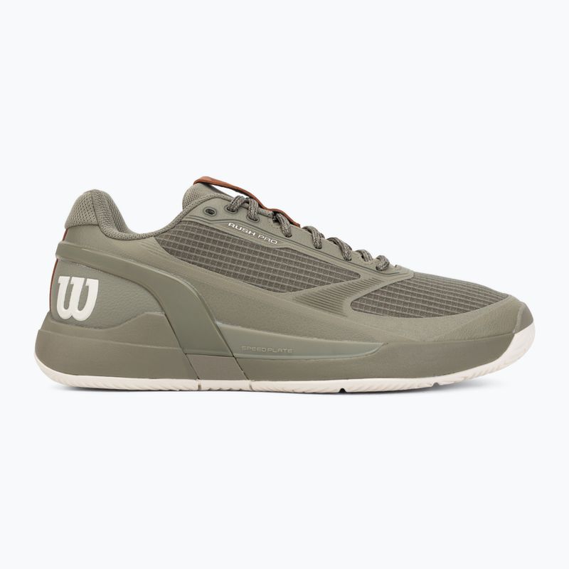 Scarpe da tennis da uomo Wilson Rush Pro 5 vetiver/tofu/caramel cafe 2
